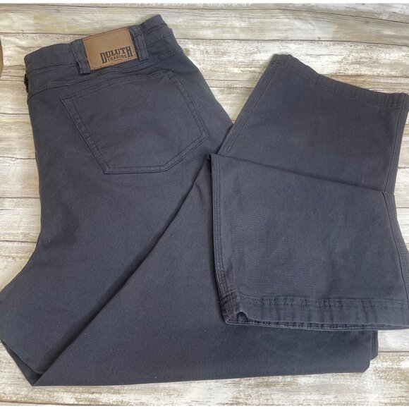 Duluth Trading Co. Flex Fire Hose Pants 44x30 Steel Blue 97% Cotton 3% Spandex - Picture 2 of 8